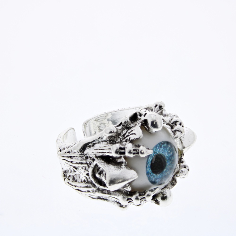 Zac's Alter Ego - Evil Eye, Claws & Skull Corded Bague - Multicolore